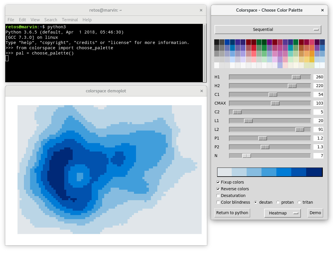 Screenshot of the ``choose_palette()`` GUI.